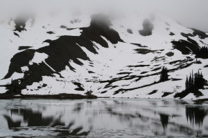 Black Tusk Lake, still as glass