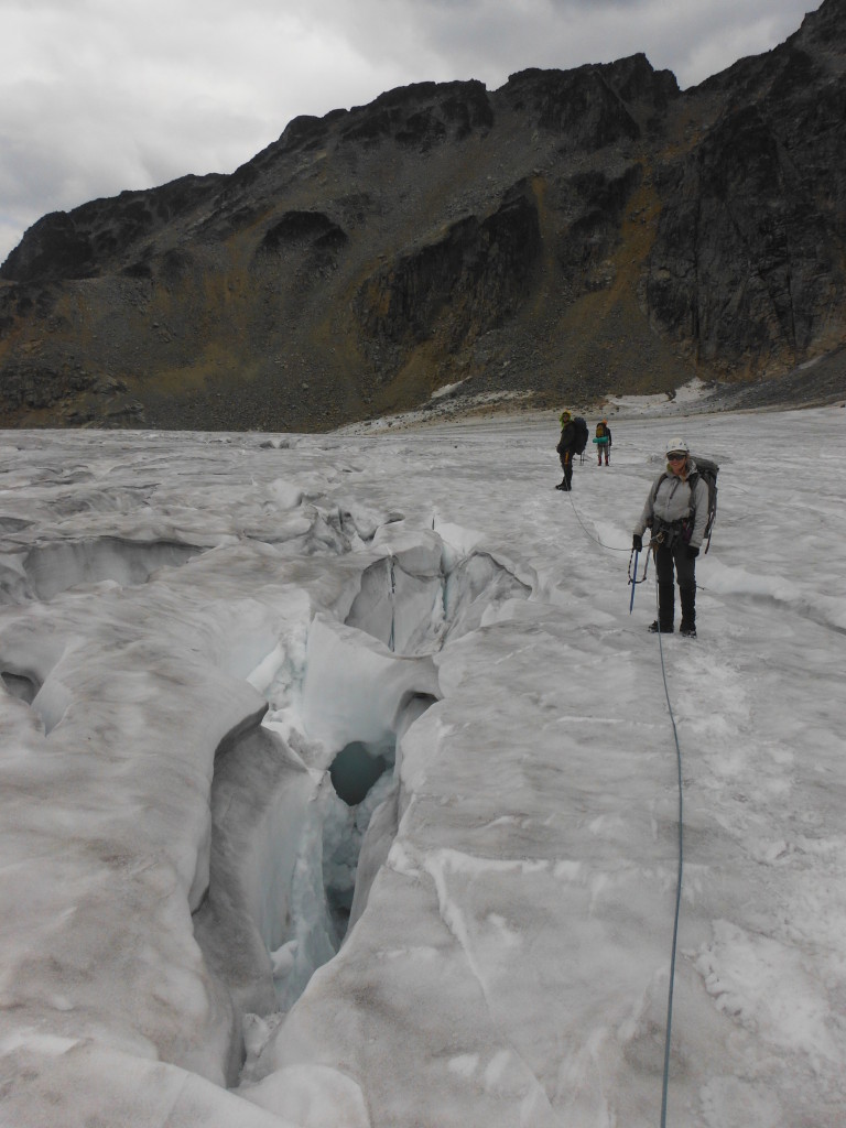 Crevass in Matier Glacier