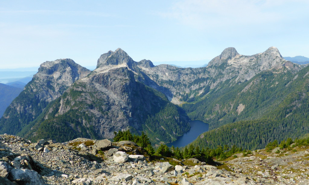 Marlborough Lake from the ridge