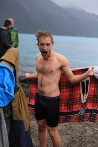 Enjoying being wet for once.