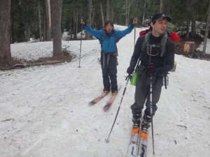 Ross and Luca: "Whoo! We're almost there!"