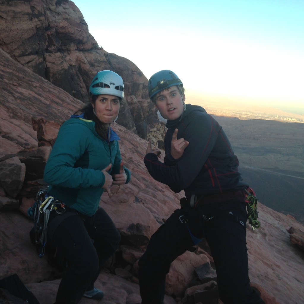 Jake and Annie on top of Solar Slabs.
