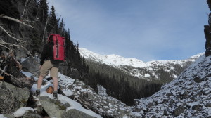 Boulder filed encounter. Matthew in the foreground.