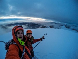 Summit stoke! Photo: Matteo Agnoloni