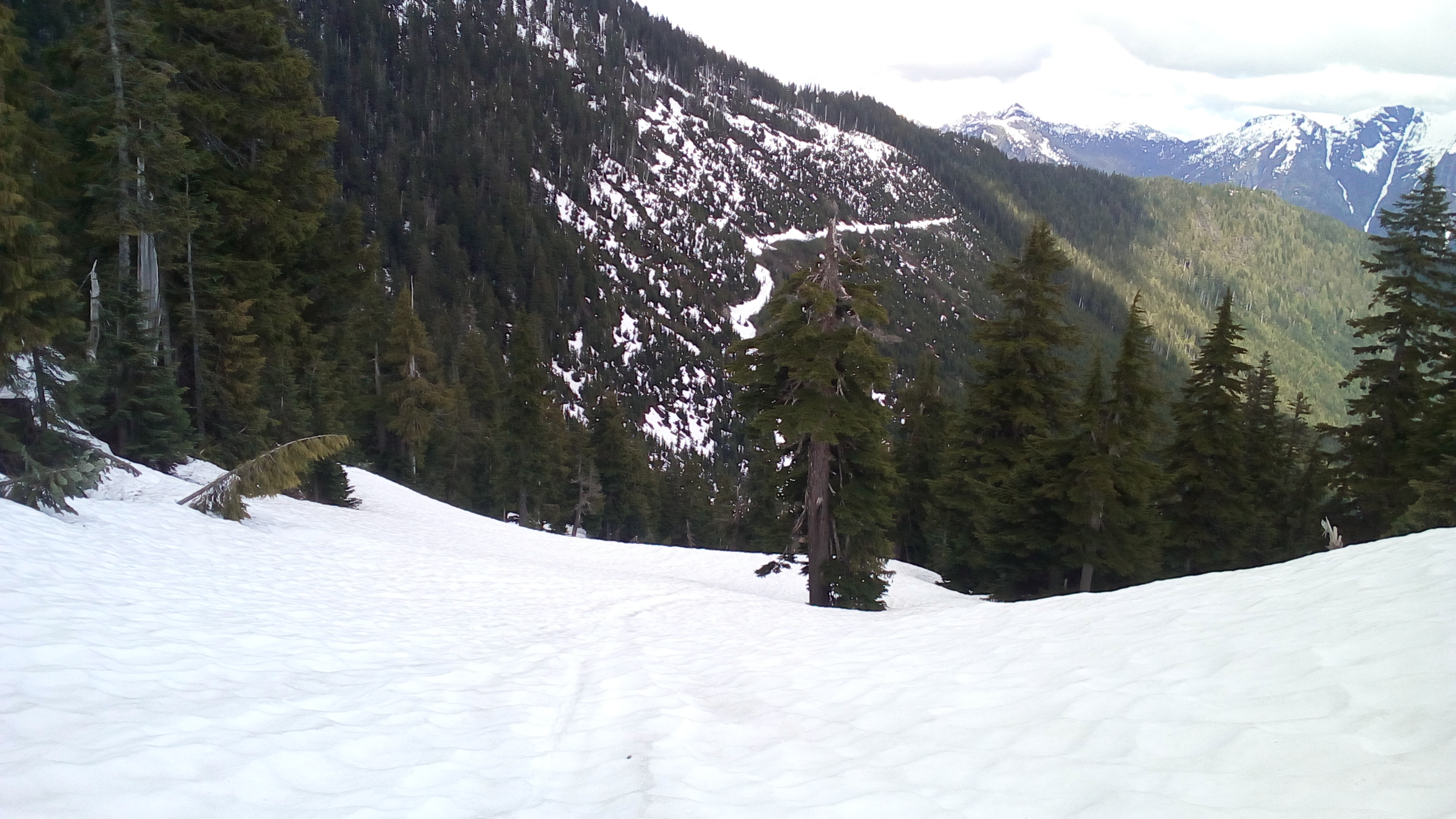 This is how the road further north looked from the Box Canyon Pass.