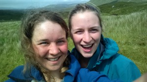 Kelsey and Carly, south of Sligachan