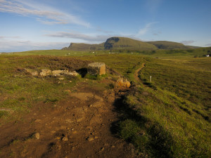 Looking back towards The Quirang