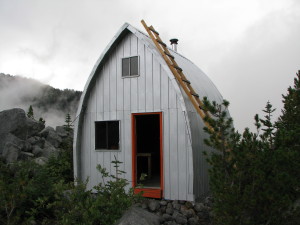 The finished, beautiful, Harrison Hut. Photo: Rueben Schultz