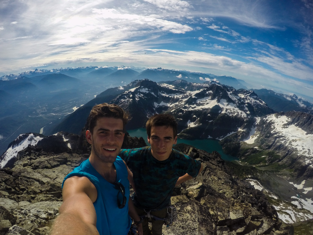 Alpha summit selfie! Photo: Matteo Agnoloni