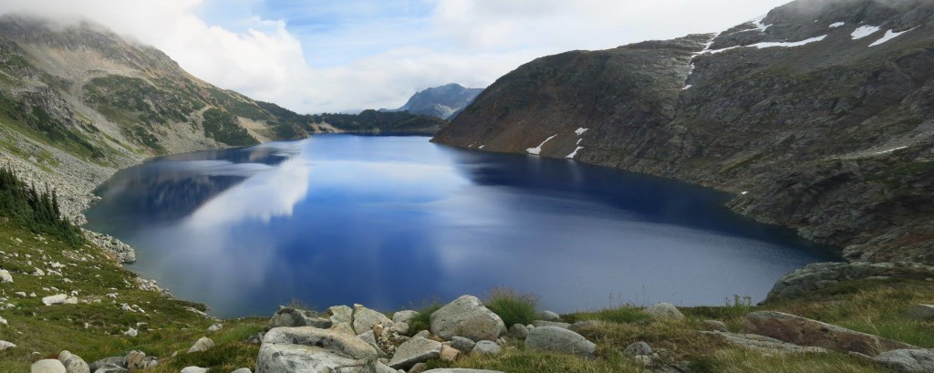 Looking back across Tundra Lake