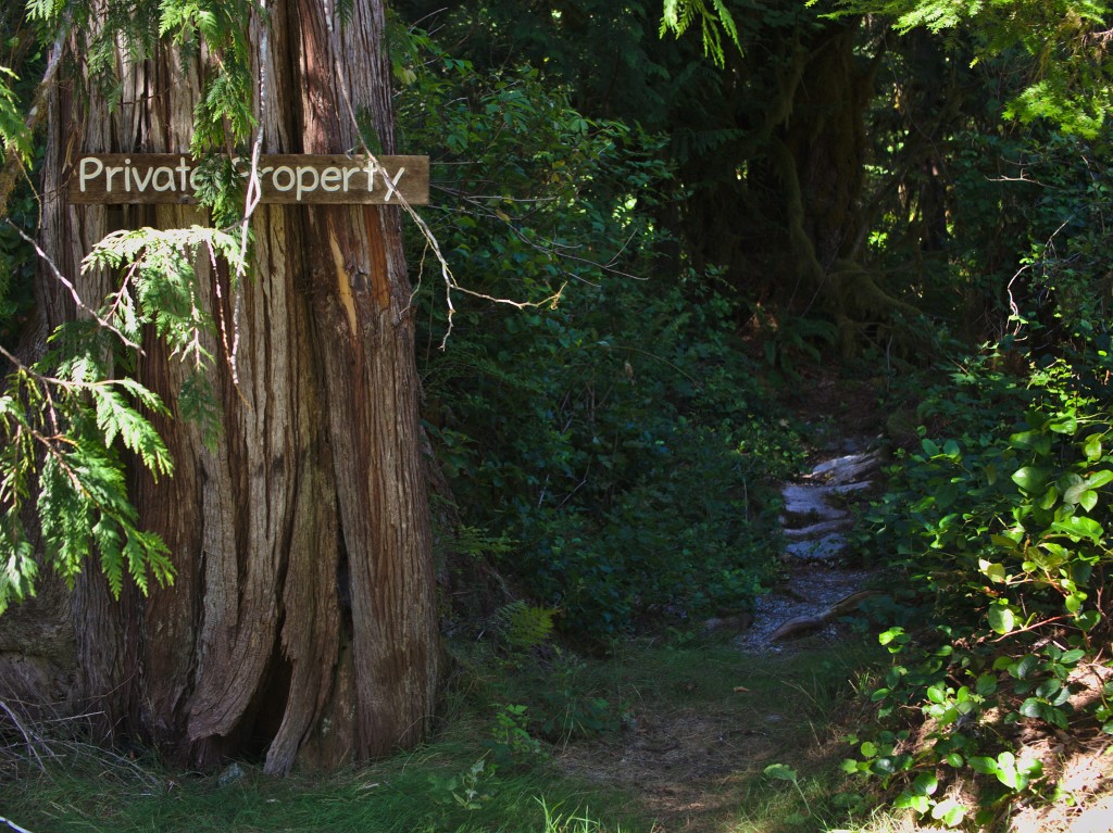 Millionaire Mountain Bike Trails. Private Property is theft! Anyone up for a ride? (Photo: S. Rasmussen)