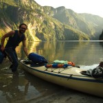 Stuart lands at the head of Princess Louisa Inlet, switching back to Alpine Mode (Photo: S. Rasmussen)