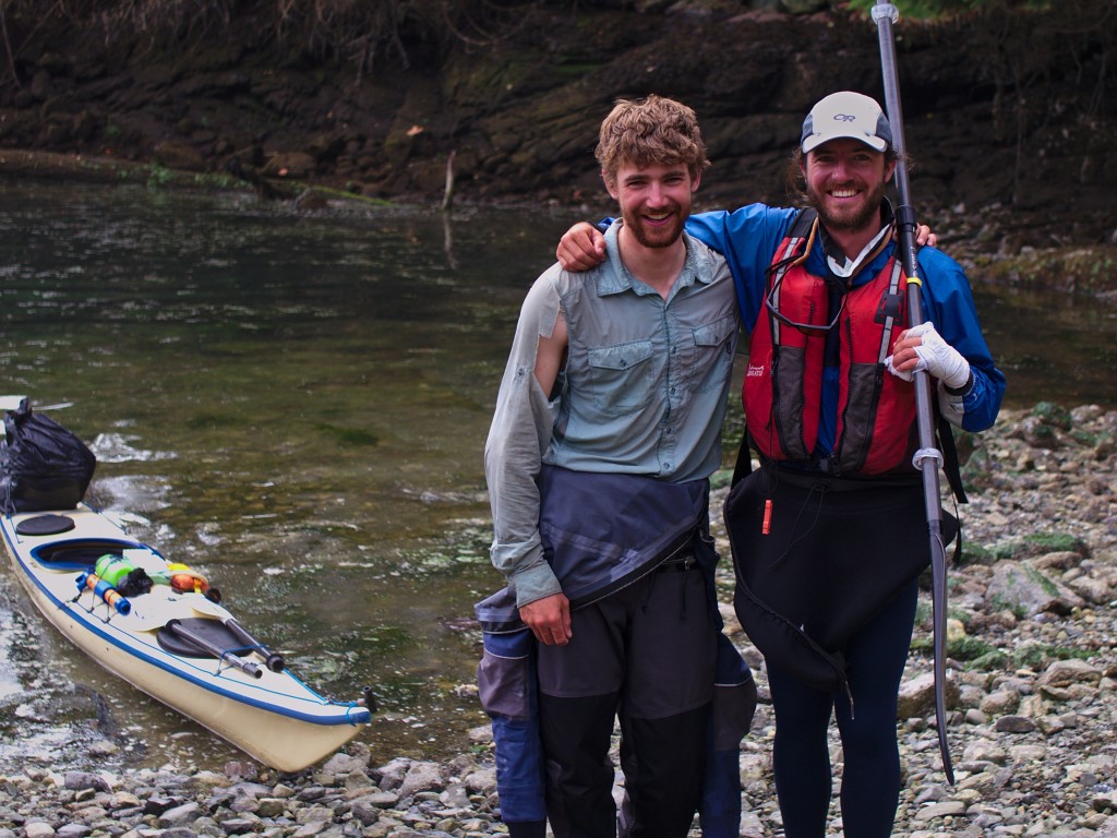 Stuart and Spencer back in Egmont (Photo: Hannah Zalmanowitz)