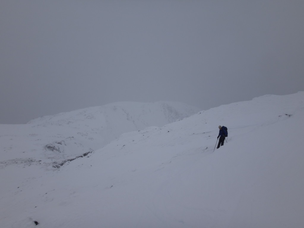 Looking back on the ridge.