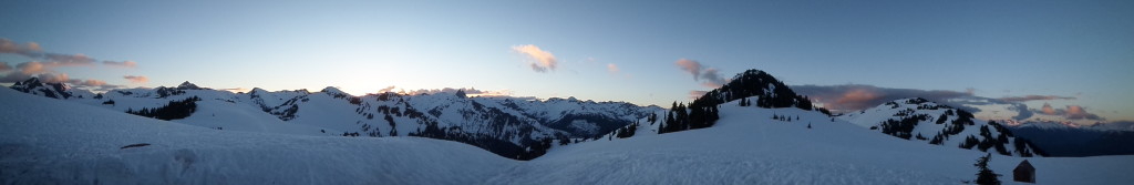 Sunset Panorama from Brew Hut