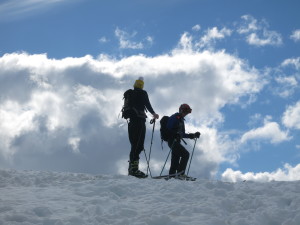 Phillipe and George ponder the views.