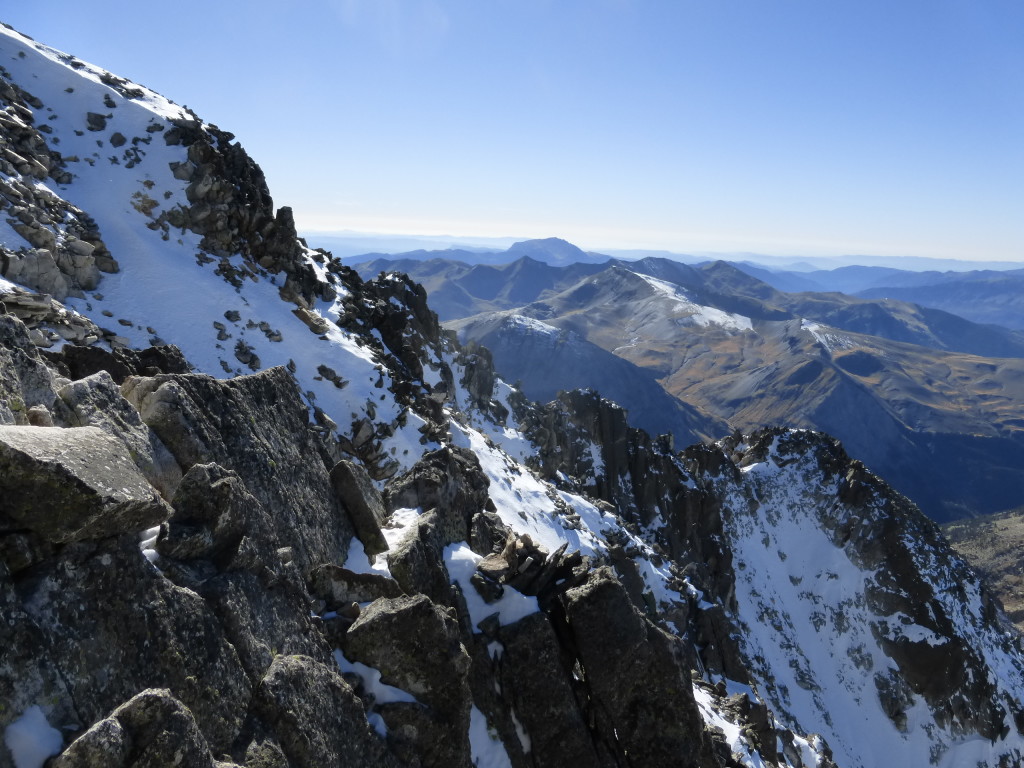 Looking back from the coll