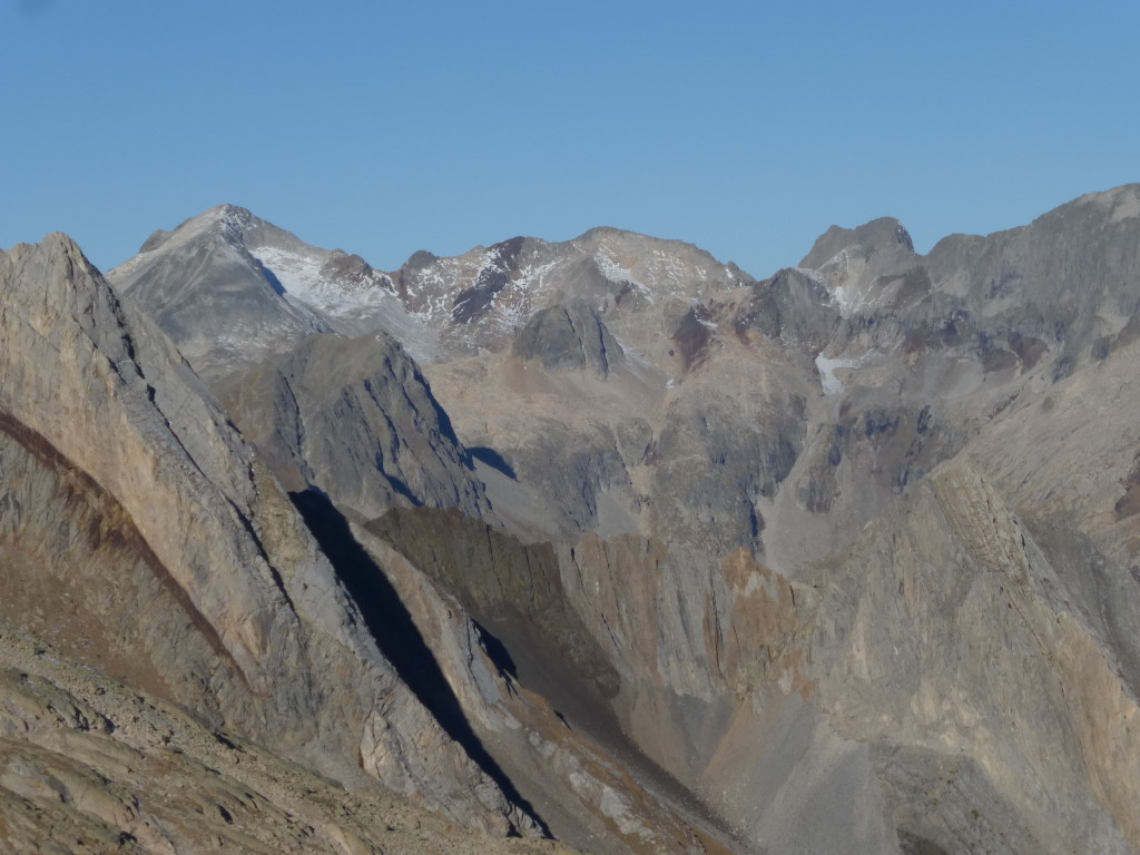 Steep Alpine faces in the Pyrinees