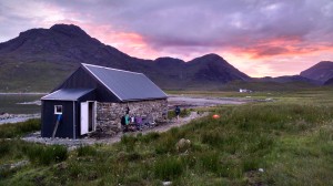 Bell's Bothy at sunset