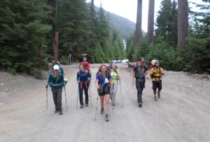 From left to right: Esther, Mirtha, Anna, Sarah, Nick and Felix