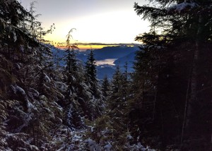 Views of Squamish walking back to the cars