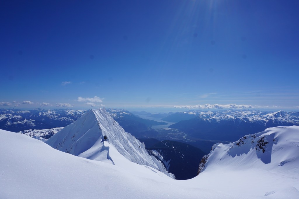 Atwell peak and its sharp lines. Photo credit: Nick