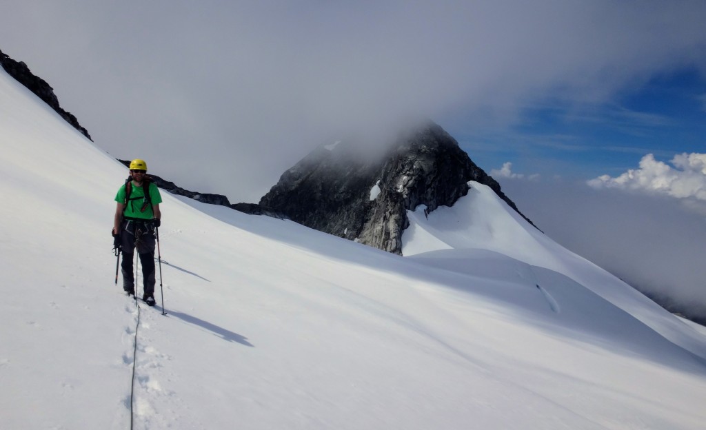 Brief bit of glacier travel