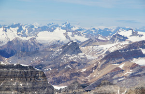 The view north toward the Icefields.