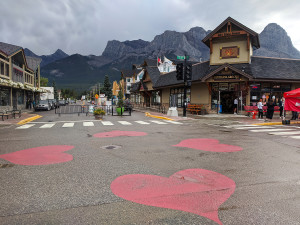Cute street painting in Canmore. 