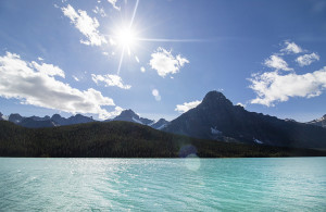 Another roadside alpine lake.