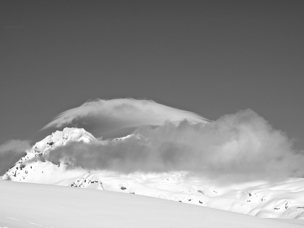 Cool cloud over Garibaldi and Atwell.