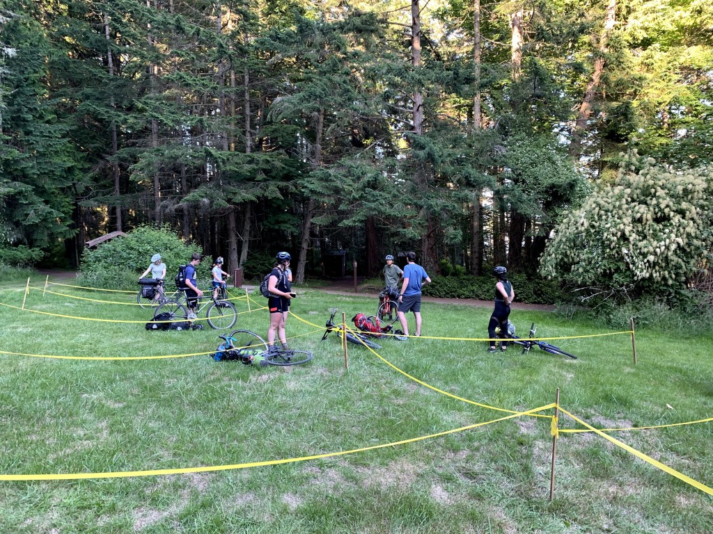 Setting up at Ruckle Park. Credit - Anna Vu