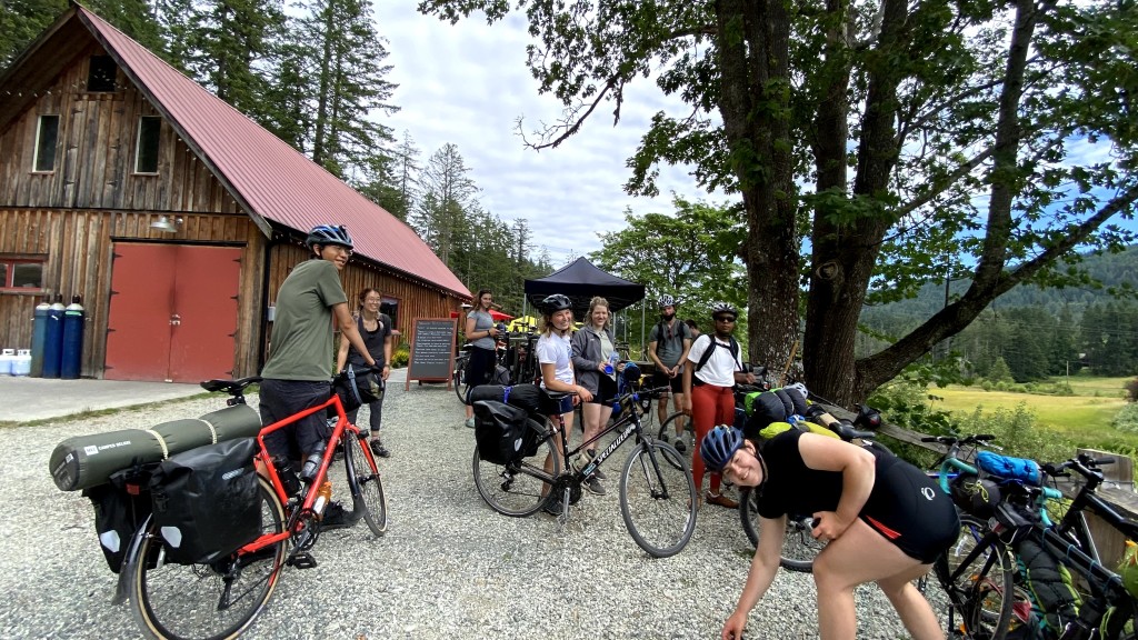 Arriving at Salt Spring Wild Cider House Credit - Setareh S