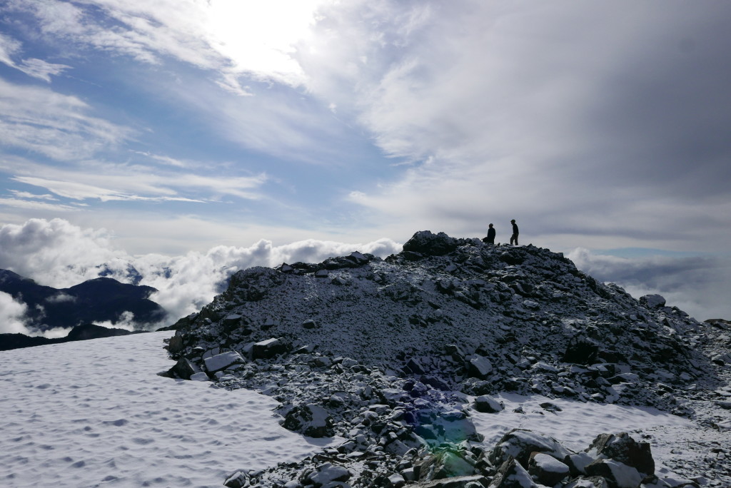 It's definitely not summer on the summit.