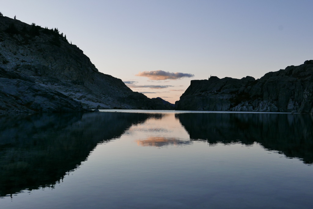 Sunset from our second-last camp.