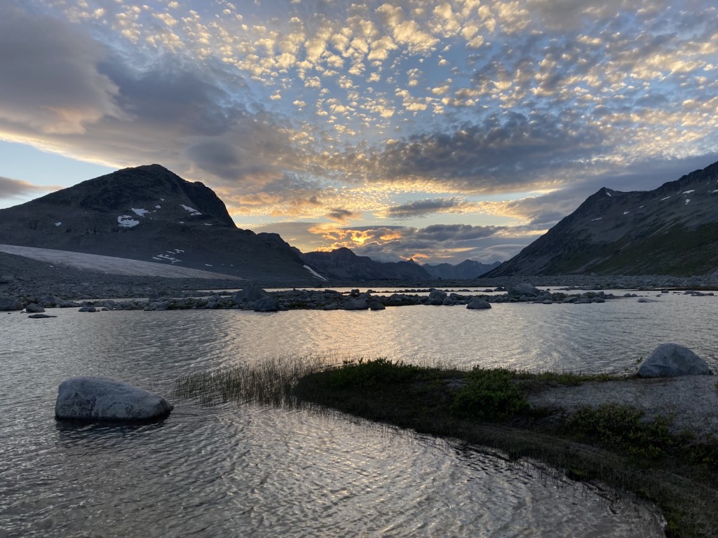 Sunset in Griswold pass