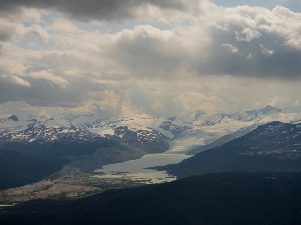 Final view of Bridge River Glacier 