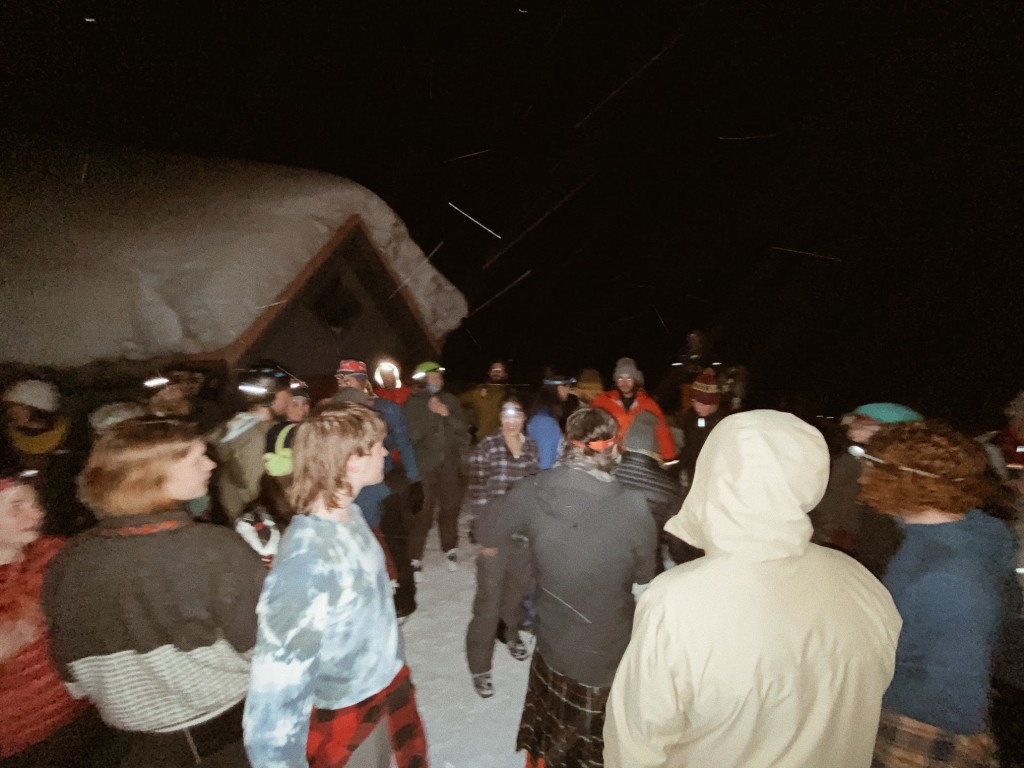 Ceilidh on snow. Minus nine degrees. | Photo by Settare Shariati