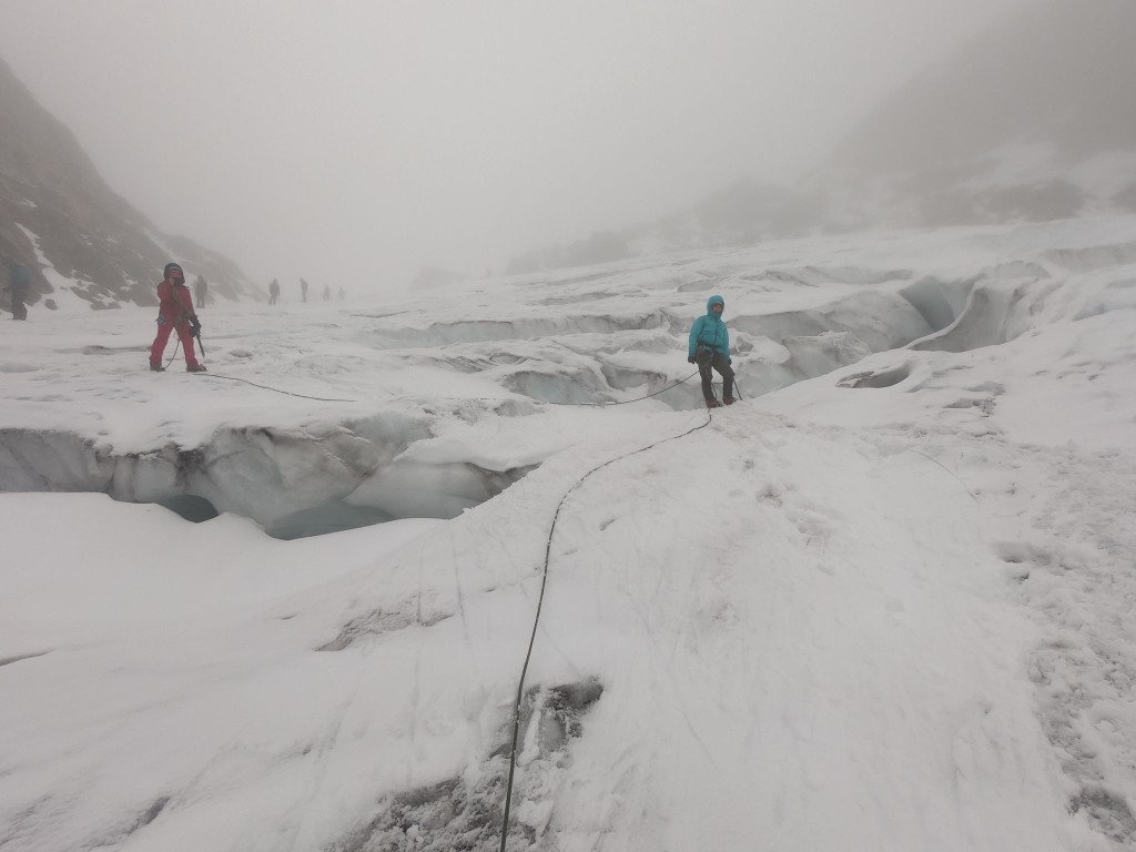 Dodge the crevasse is an easier game in September (Image: Selina)