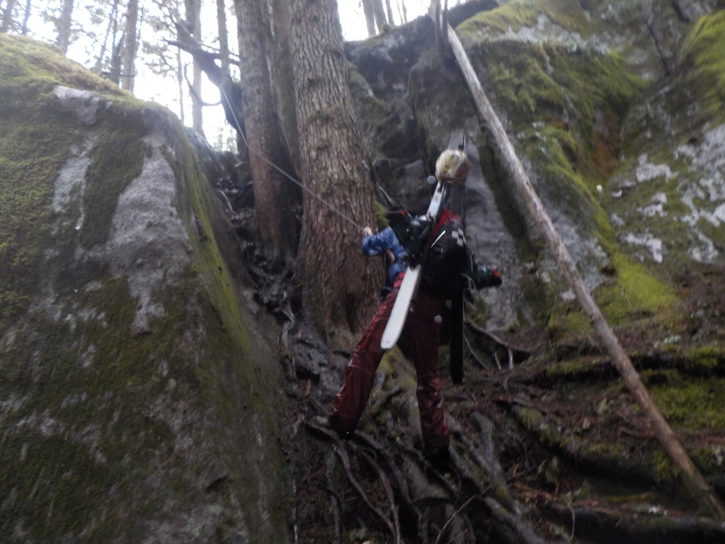 Ben on the fun fixed-line section. PC: Hannah