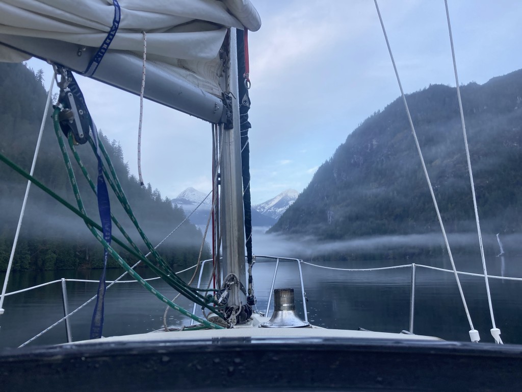 Morning mist in Princess Louisa inlet. PC: Ben