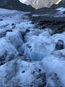 A look at the rapidly shrinking glacier...