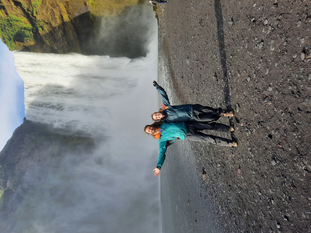 Skogafoss, we made it! 