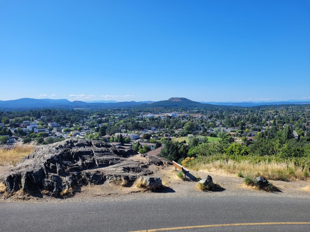 Mount Doug in the foreground