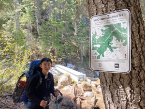 Mozi Lu approaches Barr Creek Bridge II.  