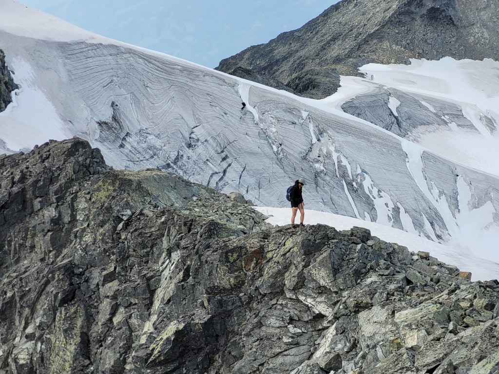 look at that glacier!