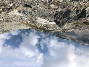 View down to the Lillooet River