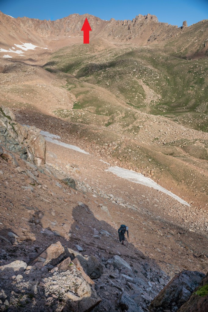 Peak Cosmonaut with Ben scrambling. PC: Ketan Desai