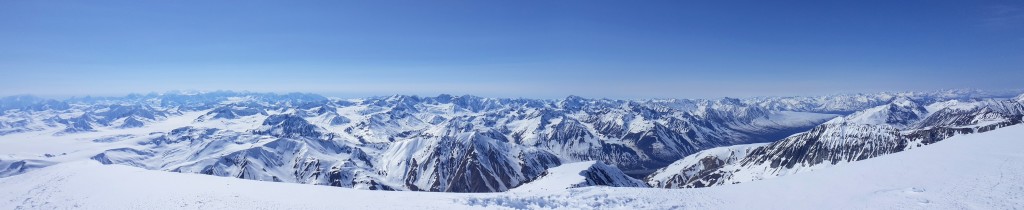 Buckwell Peak summit panorama looking west