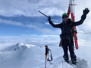 Rejoicing on the summit or peak 2240 (it was a full whiteout 1 min earlier)